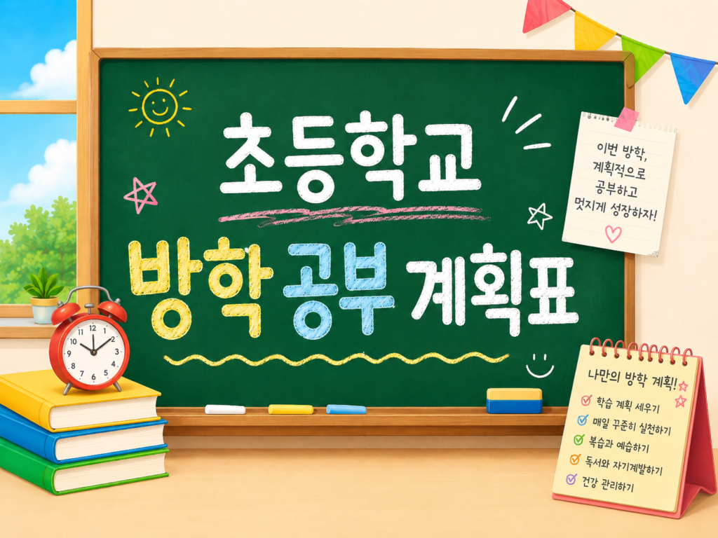 초등여름방학