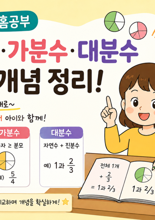 초3 진분수 가분수